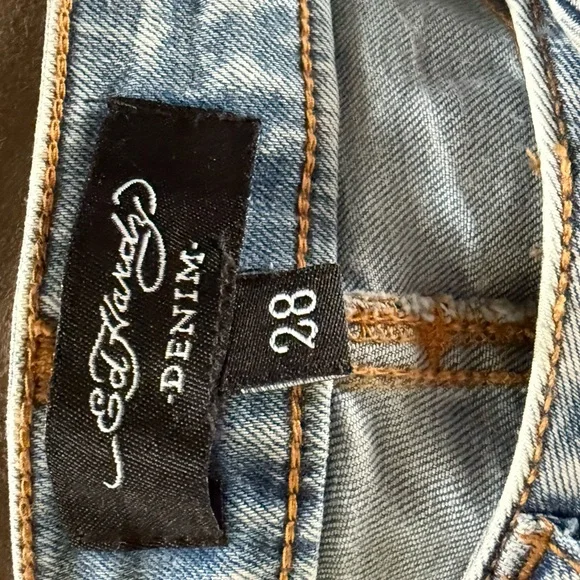 Ed Hardy Tiger Graphic Denim Jeans size 28 - Picture 8 of 10